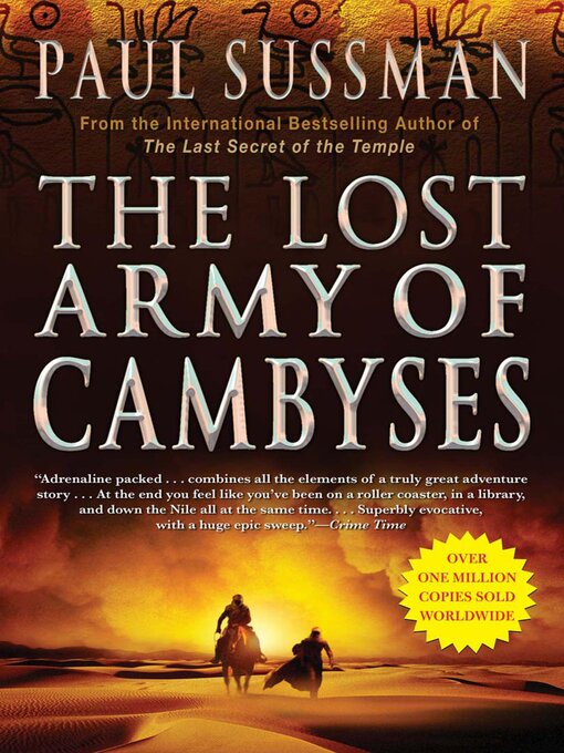 Title details for The Lost Army of Cambyses by Paul Sussman - Wait list